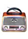 Dlc Mini Bluetooth Radio Speaker Brown/Black/Silver