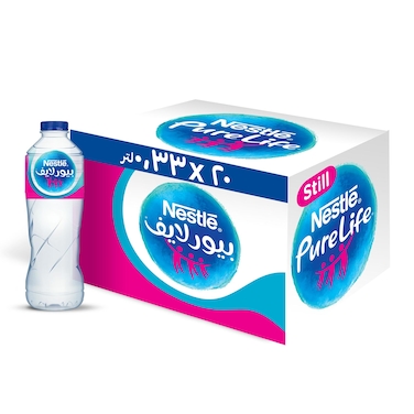 كرتونة مياه نستلة - 0.33 لتر * 20 قطعة