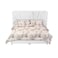 In House Geneva Velvet Bed Frame - Single - 200x90 cm - Gray