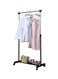Generic Single Pole Clothes Rack Silver