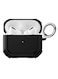 FOCUS AirPods Pro 2 Case Shockproof Armor Rugged Cover with Keychain Carabiner Compatible with Apple AirPods Pro 2nd Generation 2022 Case Black