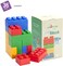 Uniplay Mix Series Jumbo Soft Building Blocks Plastic Baby, Toddler, &amp; Youth Developmental, Educational, Creative Toy Antibacterial, Non-Toxic, Bpa-Free 36-Piece Multi-Colour Set
