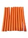 10-Piece Hair Curlers Roll Stick Set Orange 80g