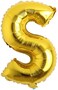 Generic S Letter Decorative Foil Balloon For Party 16Inch