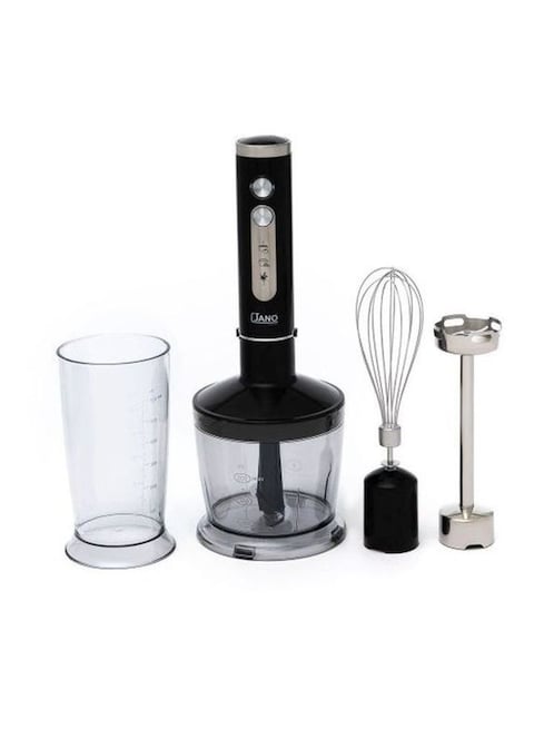 Alsaif-Elec 4 In 1 Electric Hand Blender, 300W, E02420, Clear/Black/Silver