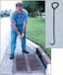 ABBASALI Manhole Open Key 50 cm 2 Nos, Lifting Keys or The Simple Removal of Manhole Covers With Yellow Leather Gloves (1 set)