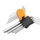 Tolsen,9Pcs long arm hex key set,20048,