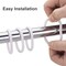 Lavish 24 Pcs Shower Curtain Rings Plastic Shower Curtain Hooks For Bathroom Shower Rod - White