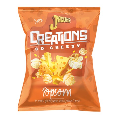 Jaguar Creations Popcorn Snacks with Cheese Flavour - 55 gram