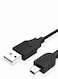 Generic - USB To Mini USB Data Sync And Charging Cable 1meter Black/Silver