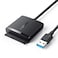 UGreen USB 3.0 to SATA Hard Drive Adapter, 5Gbps Data Transfer Rate, Support SSD/HDD Up to 12TB, Wide Compatibility, Black   60561