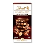 Buy Lindt Lesgrandes Dark Chocolate With 34% Whole Hazelnuts 150g in Saudi Arabia