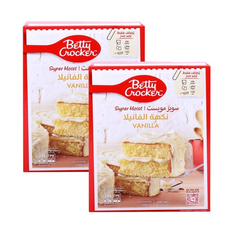 Betty Crocker French Vanilla 510gx2pieces