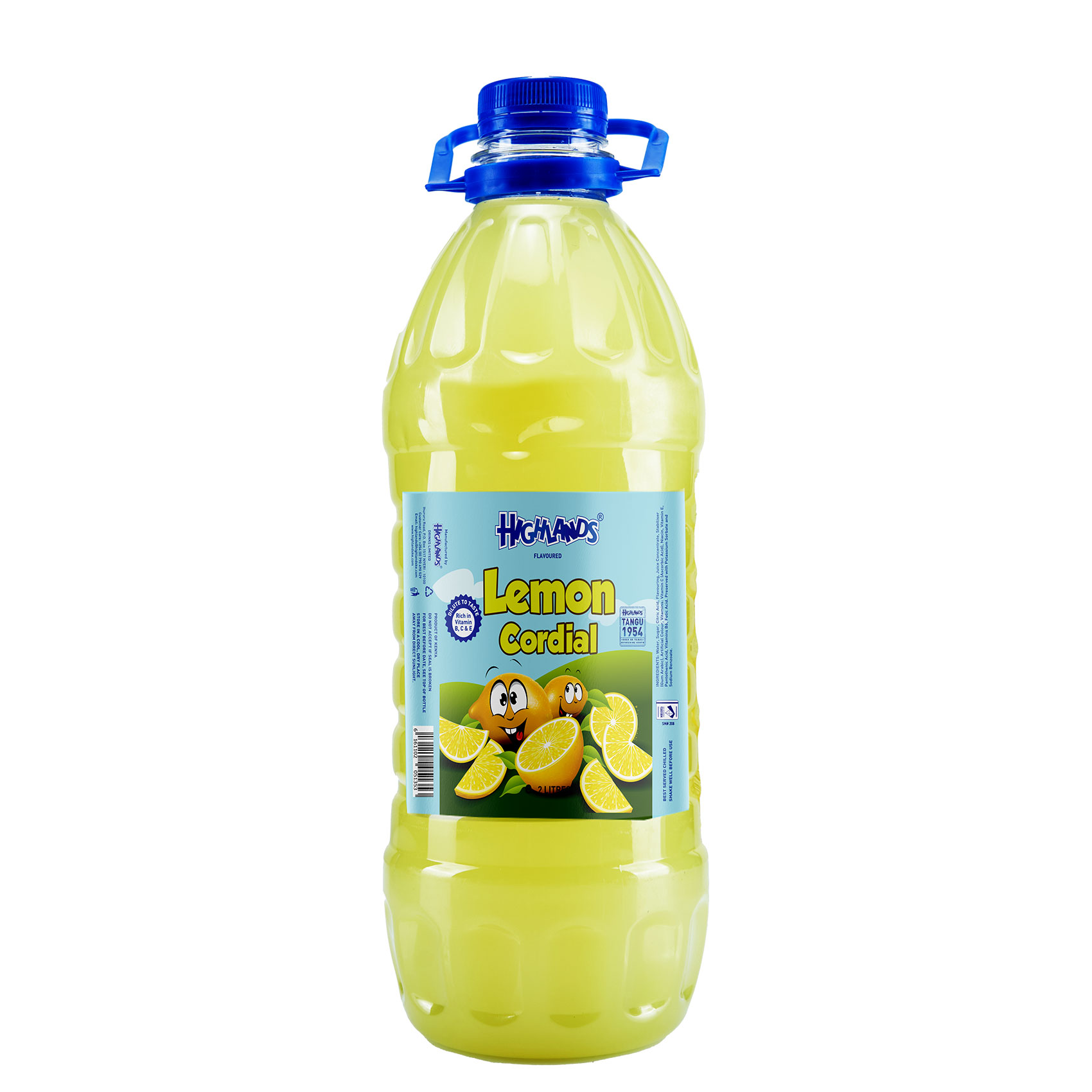 Highlands Cordial Lemon Juice 2L