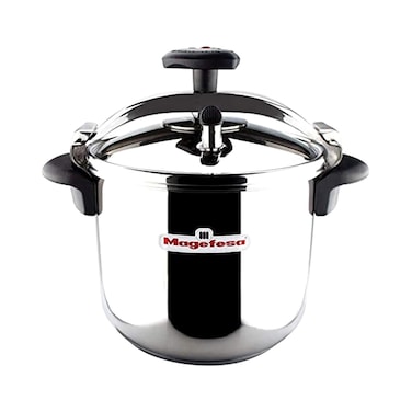 Magefessa Pressure Cooker - 12 Liters - Silver
