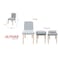 Jilphar Furniture Dining Chair with Foldable backrest JP1138