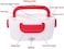 Generic Electric Food Heating Lunch Box Car Lunch Box Bento Box Portable Dinner Box 12V (Orange)
