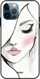 Theodor - Apple iPhone 12 Pro Max Case Girl Eyes Close Flexible Silicone Cover