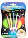 Party Time 5-Pieces Wax Colored Flame Candles for All Occasions, Candle for Kids Adult Birthday Cake Decoration - Birthday Candle Cake Topper (Multicolor)