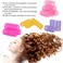 10pcs Self Grip Hair Rollers Pro Salon Hairdressing CurlersProfessional Hair Salon tool(Purple)