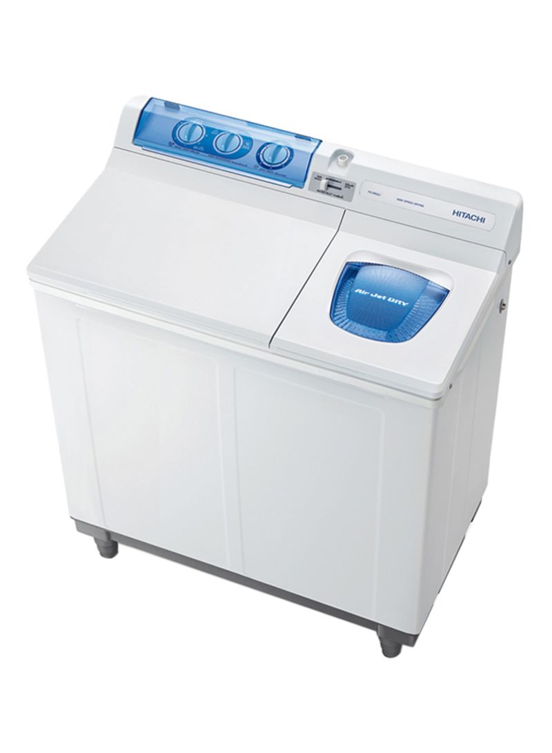 Hitachi Top Load Semi Automatic Washing Machine 11Kg PS1100KJ3CGXWH White/Blue