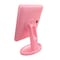 Lavish LED Makeup Mirror Touch Screen With 16 LED Lights Bright Adjustable Operated Stand [1-Unit, Pink]