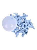 Buy 50-Piece 5inch Pastel Blue High-Quality Latex Balloons in UAE