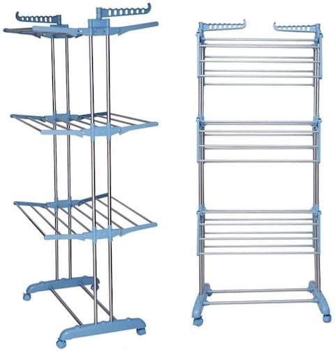 Buy Generic Metal Clothes Hanger 3 Layers in Saudi Arabia