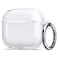 Spigen Ultra Hybrid designed for Airpods 3rd Generation Case with Keychain, Protective Clear Case for Airpods 3 case cover (2021) - Jet White