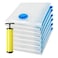 DEALS FOR LESS -6pcs Vacuum Storage Bag for Clothes Space Saver Compressed Bags with Pump 60x80cm