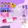 Fitto Airplane Jet Station Playset, Toddler Pink Dream Jet Plane, With Toy Accessory, Toys Set for Age 3-9 Toddlers Kids Girls, Pink
