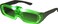 Smiffys Light up Glasses, Sound Activated For Unisex One Size