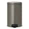 Brabantia NewIcon Pedal Bin (20 L 46.7 &mdash; 29 &mdash; 38 cm Platinum)