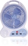 AFRA Rechargeable LED Fan, 16 Watts, White, Plastic Body, Solar Charging Port, ESMA, AF-0920RFNS, 2 Year Warranty