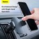 Baseus Car Phone Mount Compatible Applicable Mercede Benz Mobile Phone Holder A B C E S Class Ford Mustang Mini Countryman Cooper S Automatic Locking Specially Design For Round Air Vent Grey