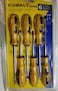 Generic Cobalt Screwdriver Set 6 Pieces Yellow Heavy