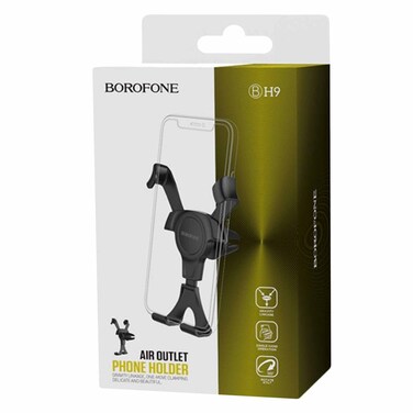 Borofone BH9 Phone Car Holder Black