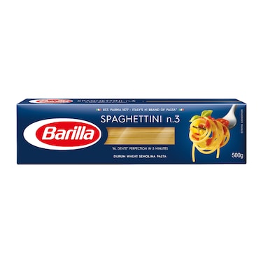 Barilla Spaghettini N.3 Pasta 500g