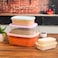 Royalford Food Storage Container, RF10240, Premium Quality PP Polymer, BPA Free, Freezer Safe, Crystal Clear View, Leak-Proof Lid, Great For Work, School, Travel, And More