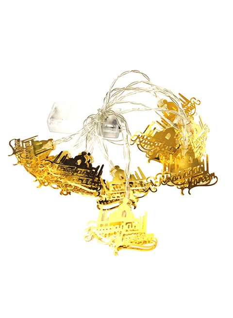 LED Ramadan Castle String Light yellow Scentimeter