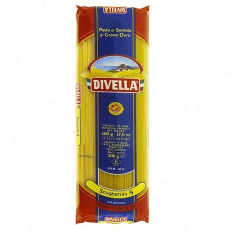 Divella Pasta Spaghetti No.9 500 Gram