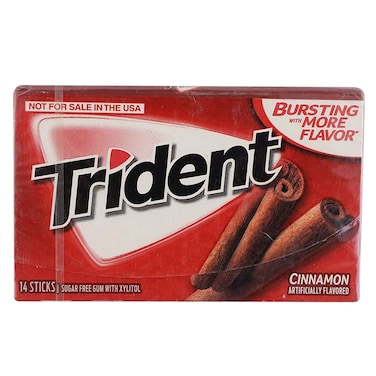 Mondelez Trident Cinnamon Bubblegum 14 Sticks