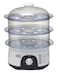 Black+Decker 775W 10 Liter 3-Tier Food Steamer With Timer White