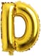 Generic D Letter Decorative Foil Balloon For Party 16Inch