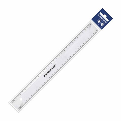Staedtler Plastic Ruler - 30 cm