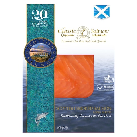 Buy Caviar Classic Scottish Salmon 100g in UAE