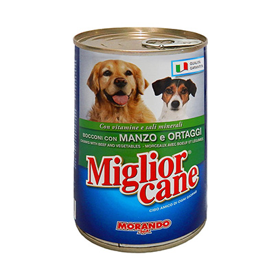 Miglior Dog Food Beef  and Vegetables Canned 405GR