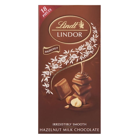 Lindt Lindor Hazelnut Chocolate Bar 100g price in UAE | Carrefour UAE ...