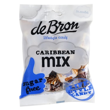 De Bron Sugar Free Caribbean Mix Candy 90g