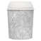 Cosmoplast Ceramic Round Dustbin Grey And White 10L